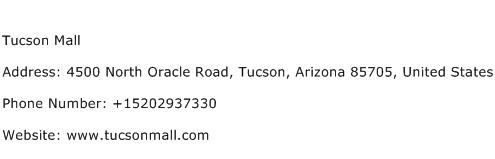 Tucson Mall Address Contact Number