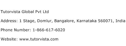 Tutorvista Global Pvt Ltd Address Contact Number