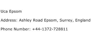Uca Epsom Address Contact Number