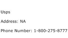 Usps Address Contact Number