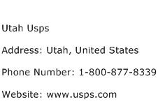 Utah Usps Address Contact Number
