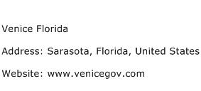 Venice Florida Address Contact Number