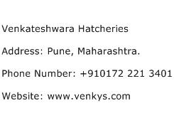 Venkateshwara Hatcheries Address Contact Number