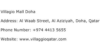 Villagio Mall Doha Address Contact Number