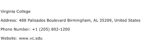 Virginia College Address Contact Number