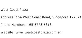 West Coast Plaza Address Contact Number