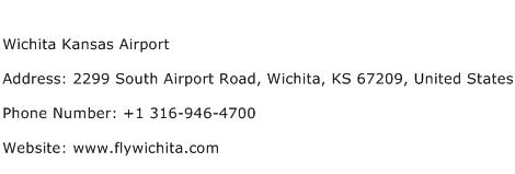Wichita Kansas Airport Address Contact Number