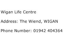 Wigan Life Centre Address Contact Number