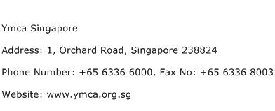 Ymca Singapore Address Contact Number