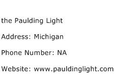 the Paulding Light Address Contact Number